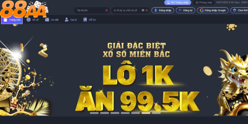 Các đặc điểm nổi bật của xổ số 88aa